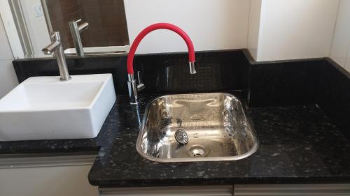 Ảnh trong thư viện ảnh của 1 dormitório- Boqueirão -Praia Grande- 3 min praia ở Praia Grande