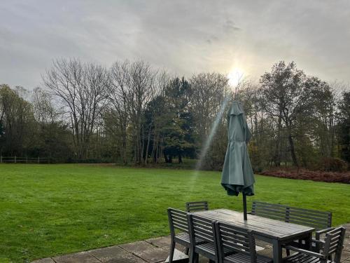 Een tuin van Bucking Lodge