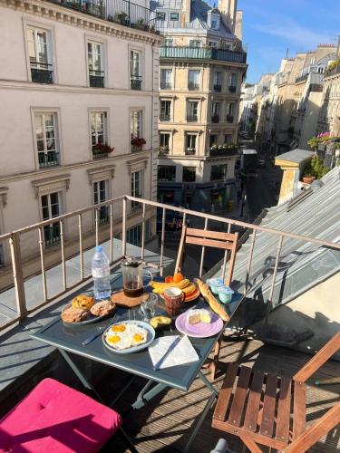 Appartement dans le Marais avec terrasse