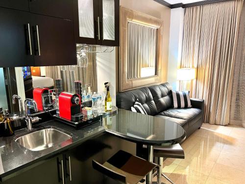 Zona de estar de Boutique Suites 3 min walk to beach