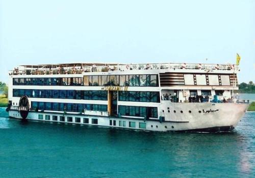 a large cruise ship in the water at Nile Cruise 2 nights 3 Days From Aswan to Luxor with tours in Aswan