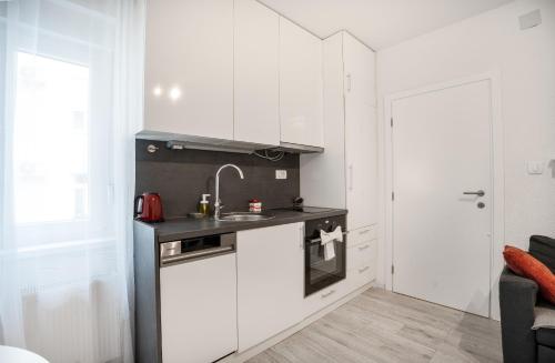 Kuchyňa alebo kuchynka v ubytovaní Apartment Generacija