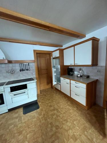 Η κουζίνα ή μικρή κουζίνα στο Ferienwohnung Thumerhof