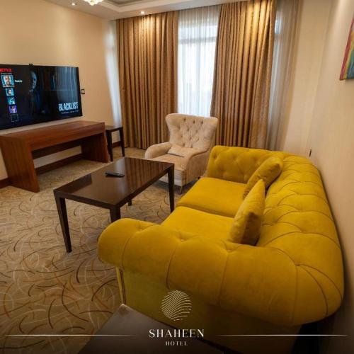 Μια τηλεόραση ή/και κέντρο ψυχαγωγίας στο Shaheen Hotel Baghdad