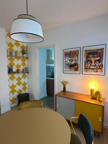 Appartement rez-de-chaussée de chaussée entre ville et plage