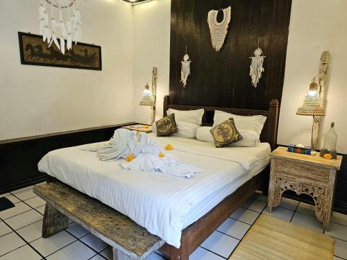 Katil atau katil-katil dalam bilik di Binaria Museum Hotel