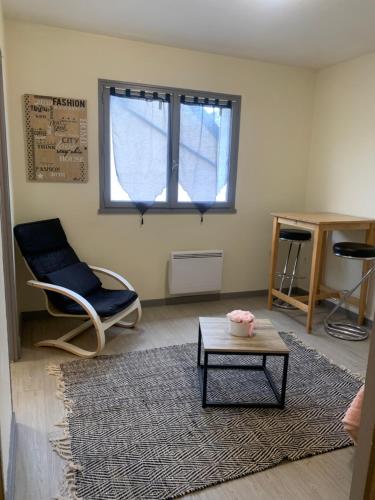 Χώρος καθιστικού στο Studio cité gastronomique