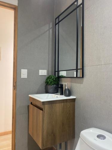 Phòng tắm tại Boker Tov Pucon