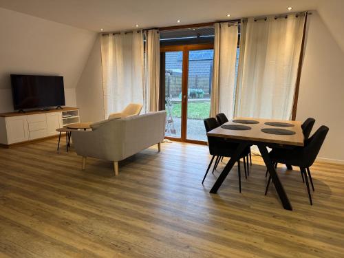 Μια τηλεόραση ή/και κέντρο ψυχαγωγίας στο Ferienhaus Reuthsee