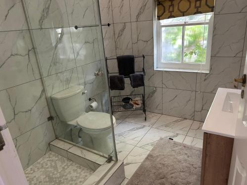 Ένα μπάνιο στο Mont Vue Manor - guesthouse