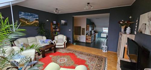 Гостиная зона в Apartament w Komornikach