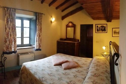Postel nebo postele na pokoji v ubytování Agriturismo Podere Alberese