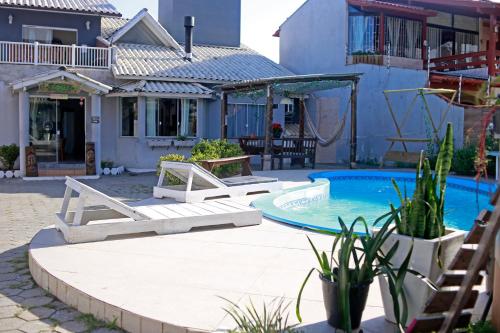 Πισίνα στο ή κοντά στο Floriarte Hostel & Guesthouse