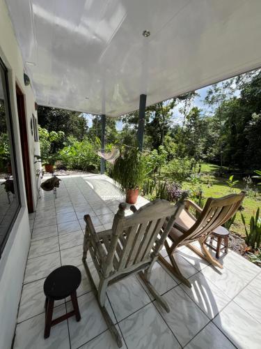 Zahrada ubytování Villa Granja Agua Azul-wi-fi-AC-6 Personas-parqueo