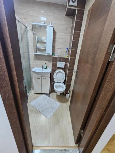 Ένα μπάνιο στο Apartman Bisevac