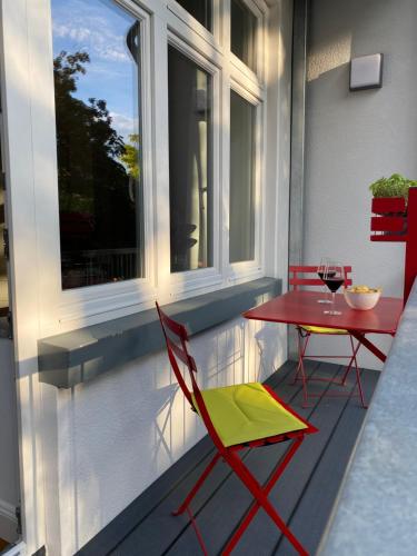 Ein Balkon oder eine Terrasse in der Unterkunft Freytag im Uni-Viertel