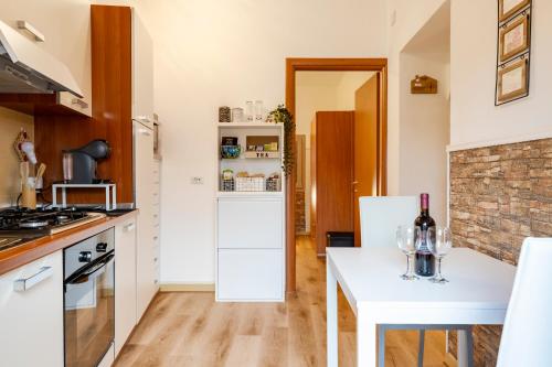 Η κουζίνα ή μικρή κουζίνα στο Il Cinghiale Bianco