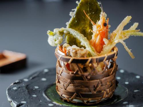 Φαγητό σε αυτό το ryokan ή κάπου εκεί κοντά