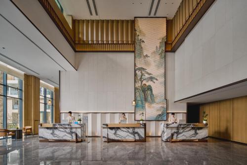 Un lugar para sentarse en Hyatt Regency Huangshan Hengjiangwan