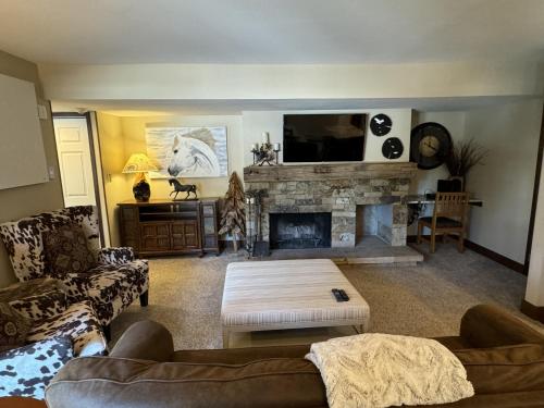 Μια τηλεόραση ή/και κέντρο ψυχαγωγίας στο Beautiful Renovated 3BR in Keystone condo