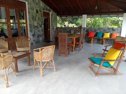 Χώρος καθιστικού στο Machan Villa