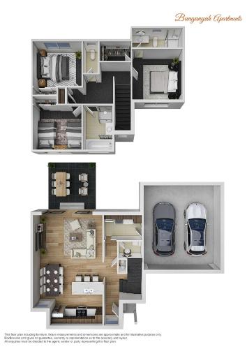 a floor plan of a house at Bungunyah Apartments in Croydon