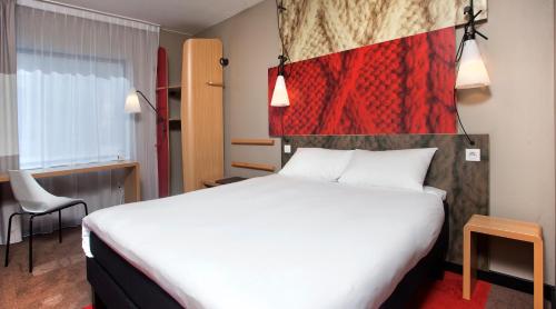 Ibis Wroclaw Centrumにあるベッド
