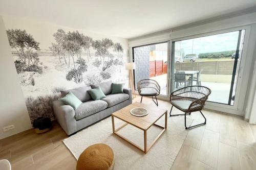 Posedenie v ubytovaní T3 Neuf Archi Cocooning Terrasse Face à la mer