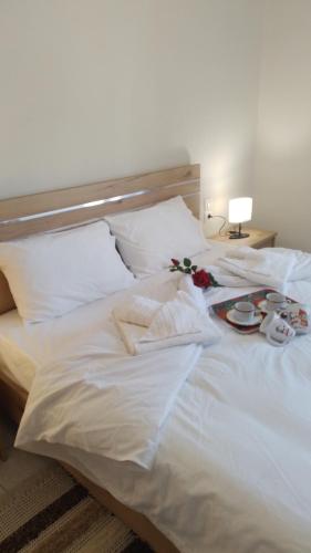 Ένα ή περισσότερα κρεβάτια σε δωμάτιο στο See view apartment