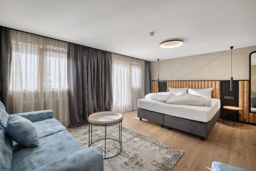 Cama o camas de una habitación en Riders In