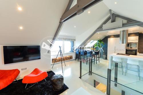 Luxury Loft Vue mer exceptionnelle 180