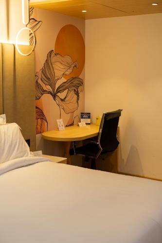 Postel nebo postele na pokoji v ubytování Best Western AH1 Amritsar
