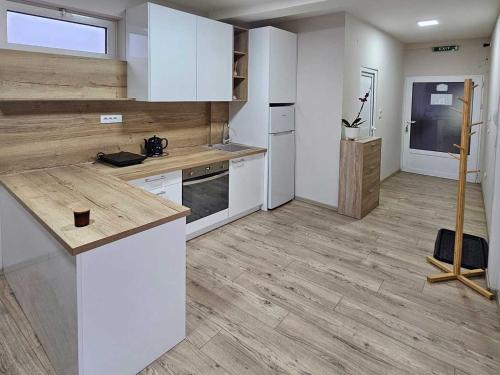 Kuchyň nebo kuchyňský kout v ubytování Apartman LENI2 u centru Zajecara