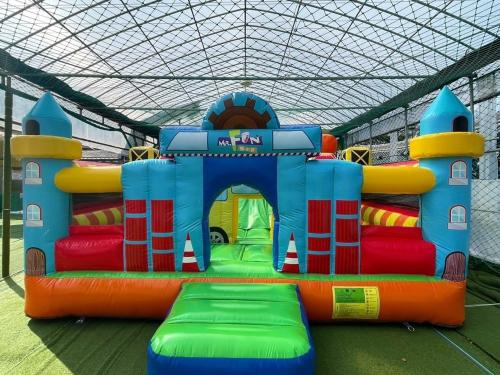 a inflatable play set in a building at Paju Salimchae Pension in Paju