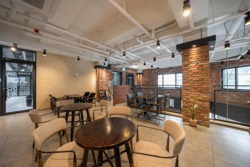 Posezení v ubytování Andong Case Hotel