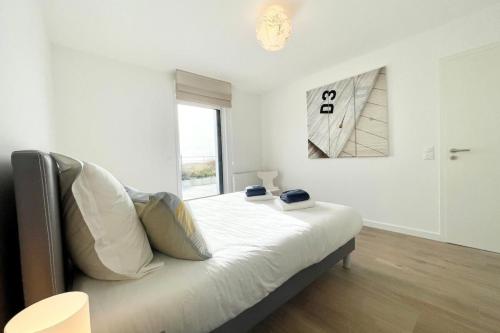 Ένα ή περισσότερα κρεβάτια σε δωμάτιο στο Luxury Haut Standing Vue mer d'exception 360