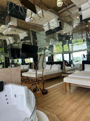 Ruang duduk di Sapanca Paradise Hotel