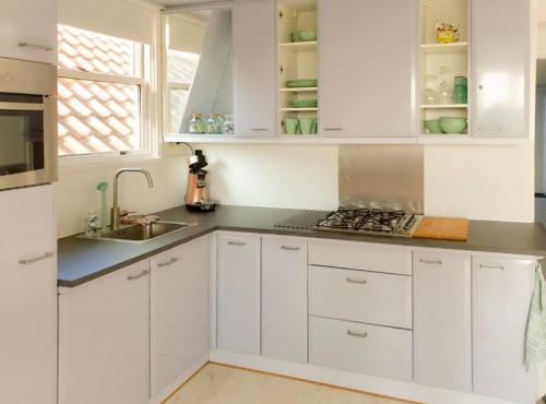 Η κουζίνα ή μικρή κουζίνα στο Appartement Pandhouse
