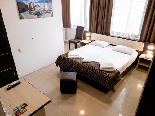 Postel nebo postele na pokoji v ubytování Comfort Hotel