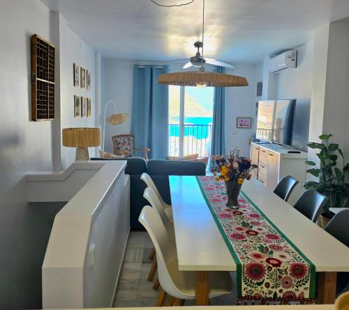 Χώρος καθιστικού στο Casa Pakyta