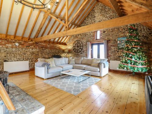 Posezení v ubytování Bridge Barn