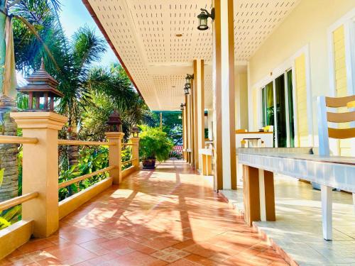Balkón nebo terasa v ubytování Naengnoi resort kohlarn