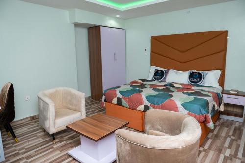 Postel nebo postele na pokoji v ubytování Goodis Apartments Ajah