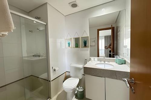Bilik mandi di iFlat Brookfield Towers BT2302 Jardim Goiás