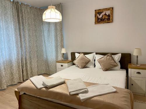 Katil atau katil-katil dalam bilik di Apartament BelleView