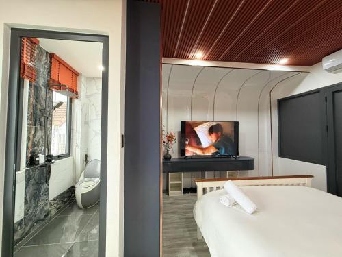 Koupelna v ubytování Solana Garden Hotel