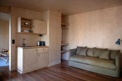 Kuchyň nebo kuchyňský kout v ubytování Wood Mood Lodges