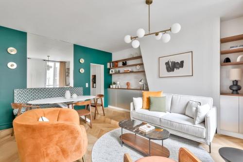 Luxe et Architecture au Centre de Paris pour 6 Pers