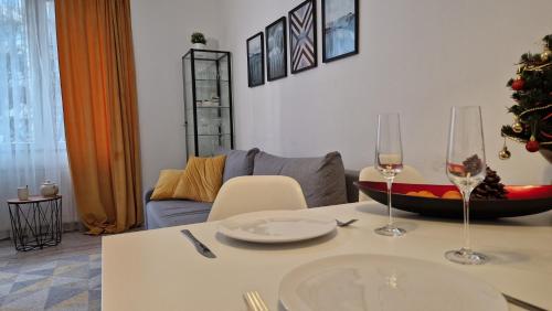 Area soggiorno di Krolewska Centrum apartament 4X