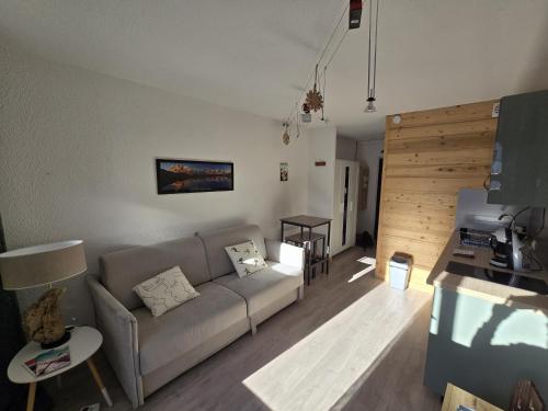 Studio avec balcon vue MontBlanc et parking gratuit le nid daigle